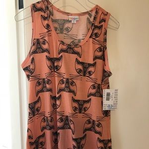 Lularoe Cat Tank Top XL